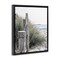 Stupell Industries Coastal Beach Landscape Framed Floater Canvas Wall Art